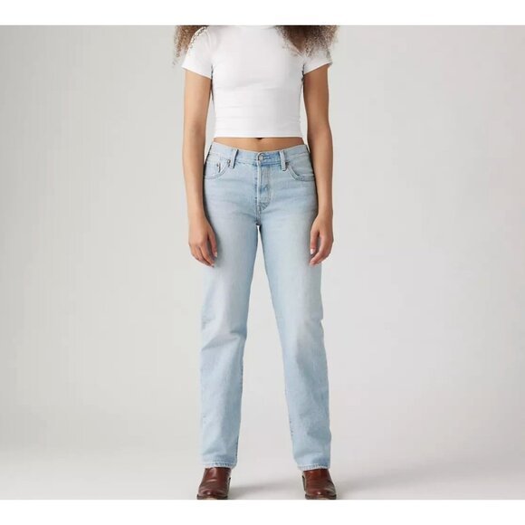 Levi's Women's 28x32 Premium 501 90's Ever Afternoon Light Wash - Picture 1 of 5